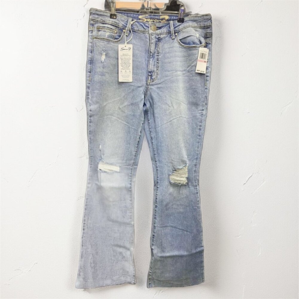 Seven7 High Rise Slim Flare